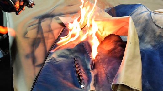 BURNING DYED
