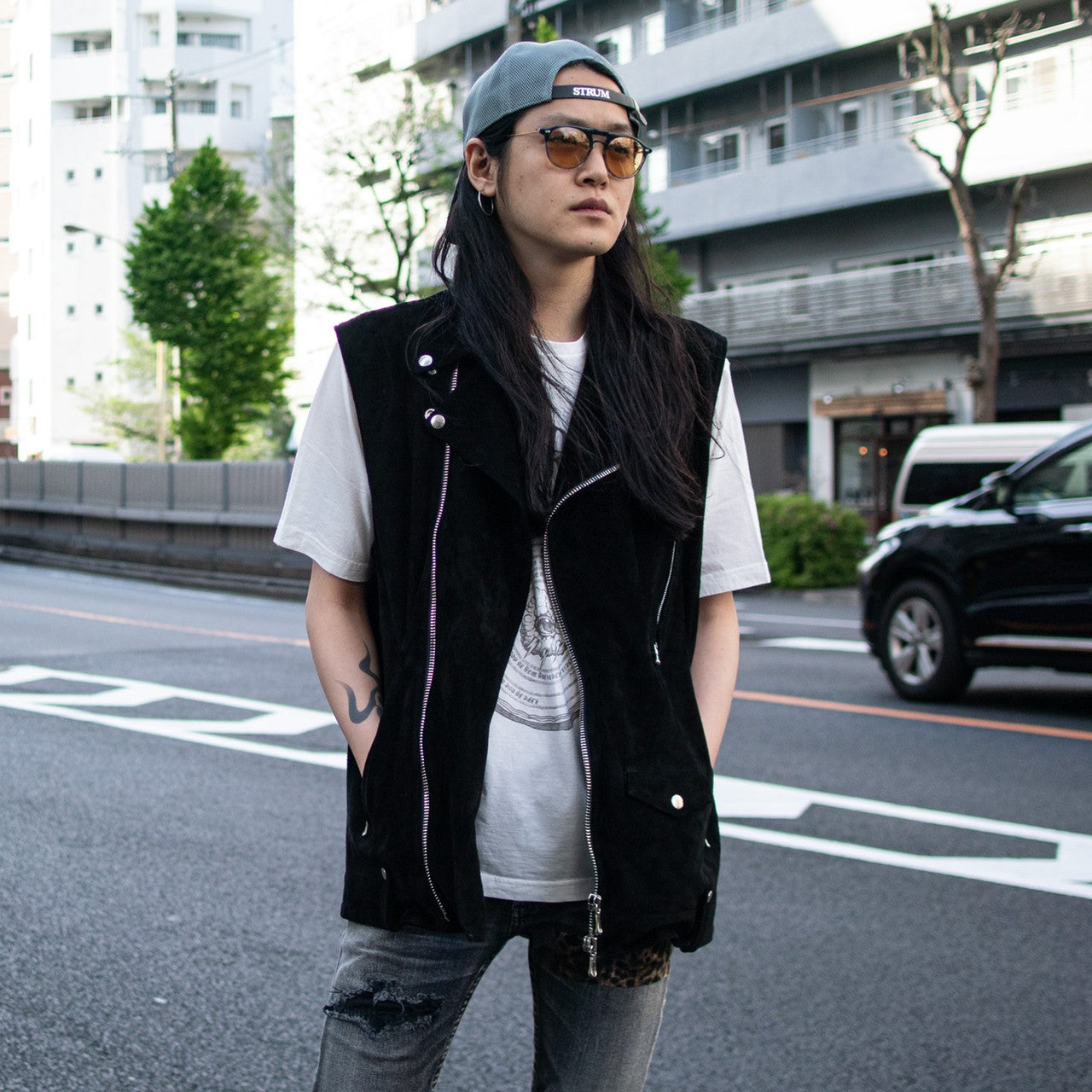Spring Outerwear Men's Special! Japan Calf Suede RENTON Edition
