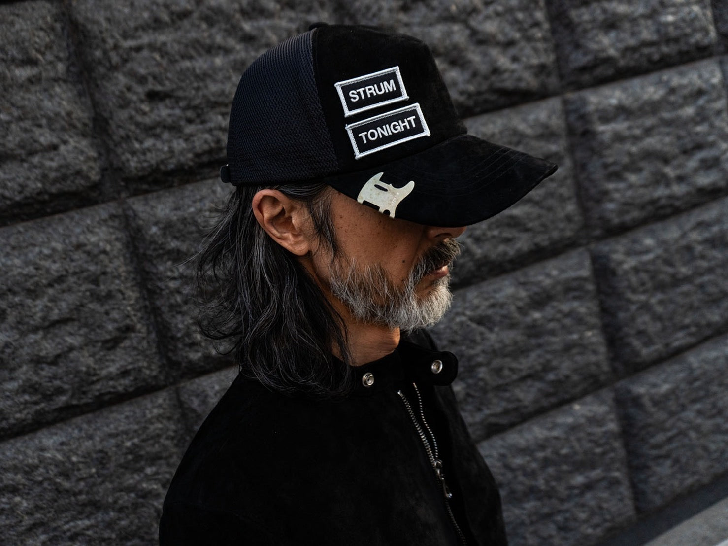 直営店限定 LEATHER MESH CAP