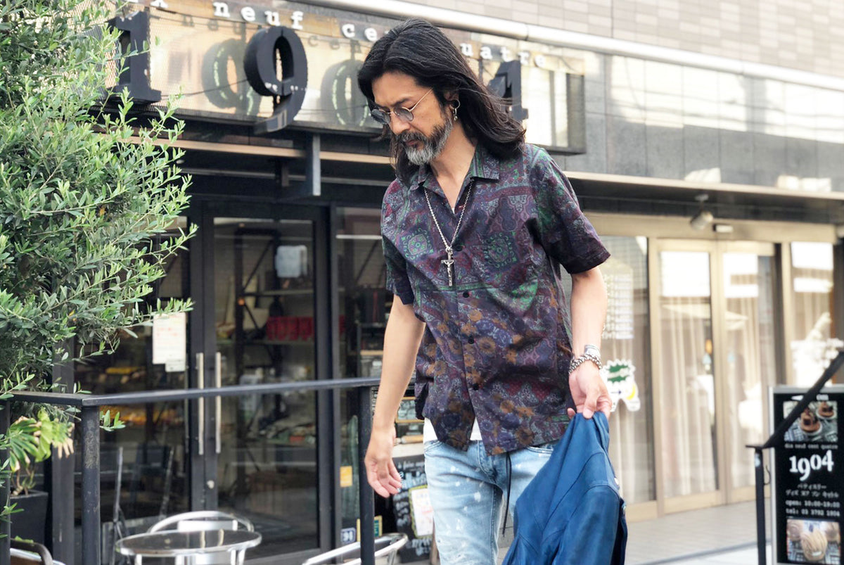 【STRUM】ドメスティック フルタンニン ステアハイド/バーニングダイ/シャツ c79a83159b9dd902270a156f608917