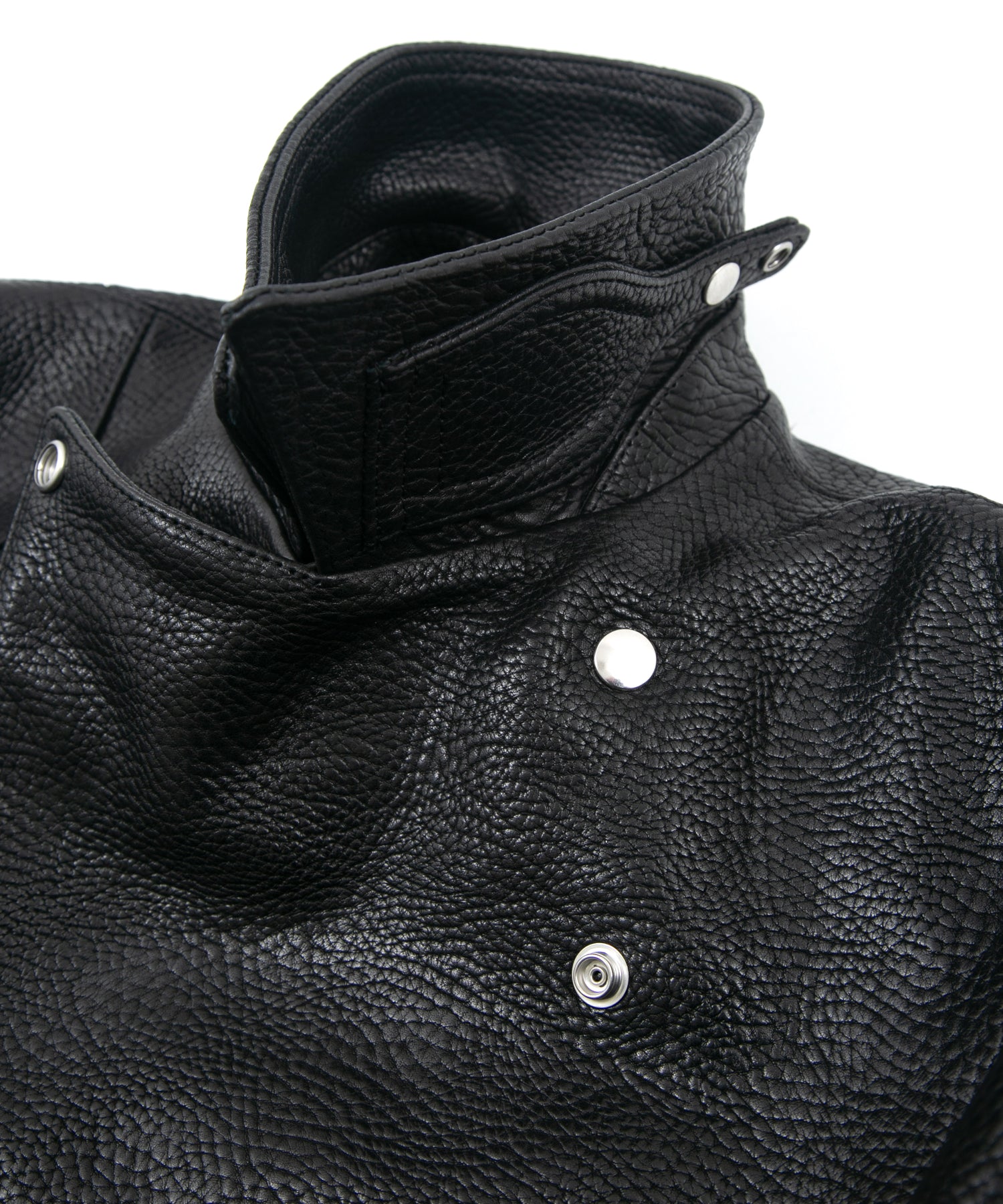 Load image into Gallery viewer, Pit Vegetable Full Tanned Shrank Steer hide HI-FLYER Double Riders Jacket - BLACK