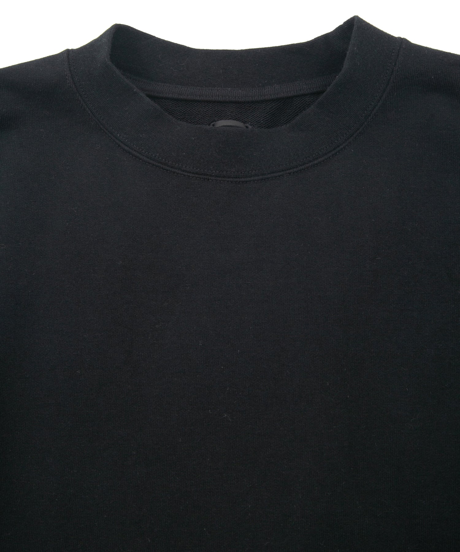Load image into Gallery viewer, Vintage Filled Vintage Finish Fleece-Lined Crew Neck L/S Sweatshirt - BLACK