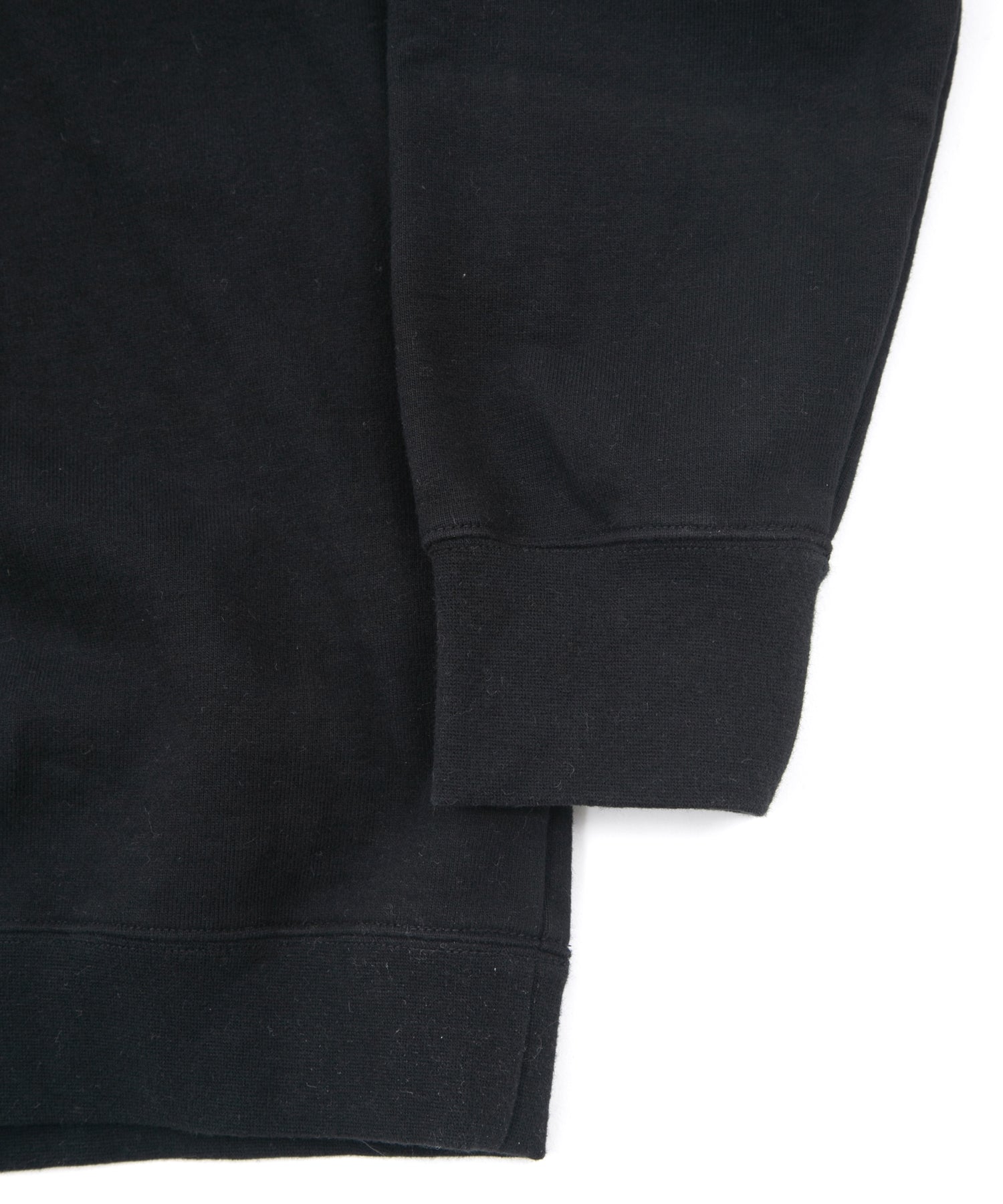 Load image into Gallery viewer, Vintage Filled Vintage Finish Fleece-Lined Crew Neck L/S Sweatshirt - BLACK