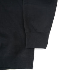 Load image into Gallery viewer, Vintage Filled Vintage Finish Fleece-Lined Crew Neck L/S Sweatshirt - BLACK