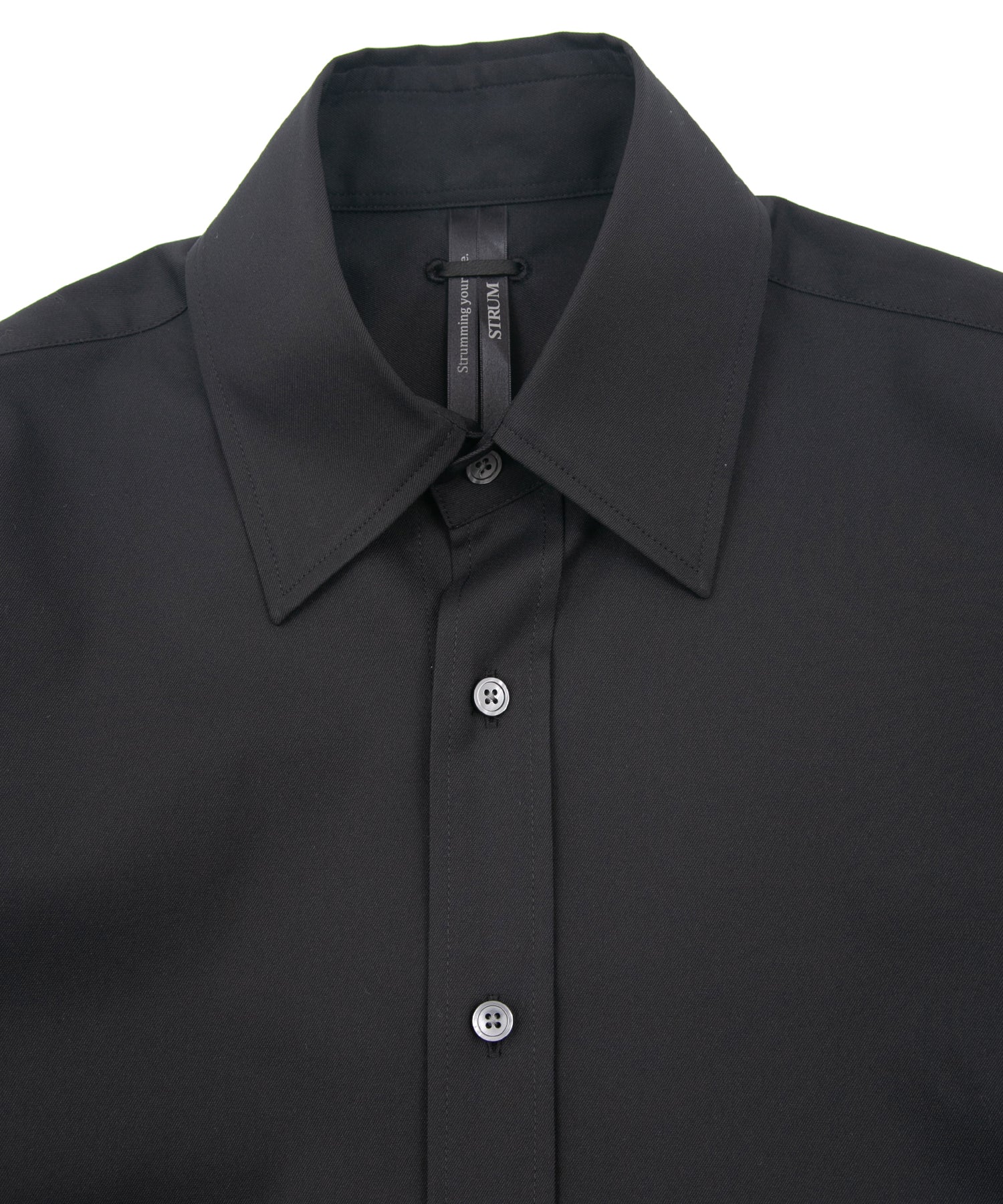 Load image into Gallery viewer, Cotton Poly Plain Weave L/S Shirt - BLACK