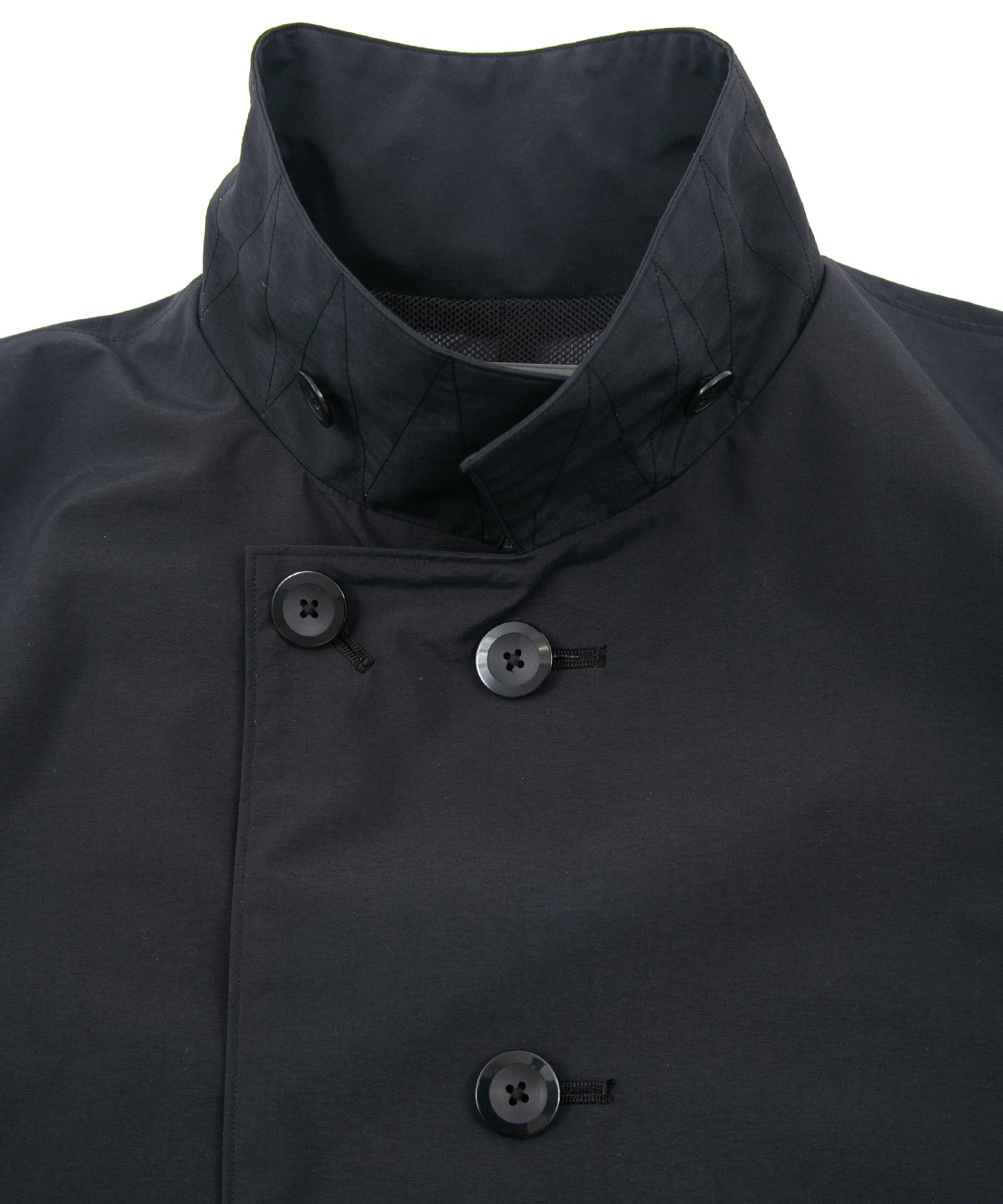 Load image into Gallery viewer, Three Layer Waterproof Taslan Taffeta Biker Long Coat - BLACK