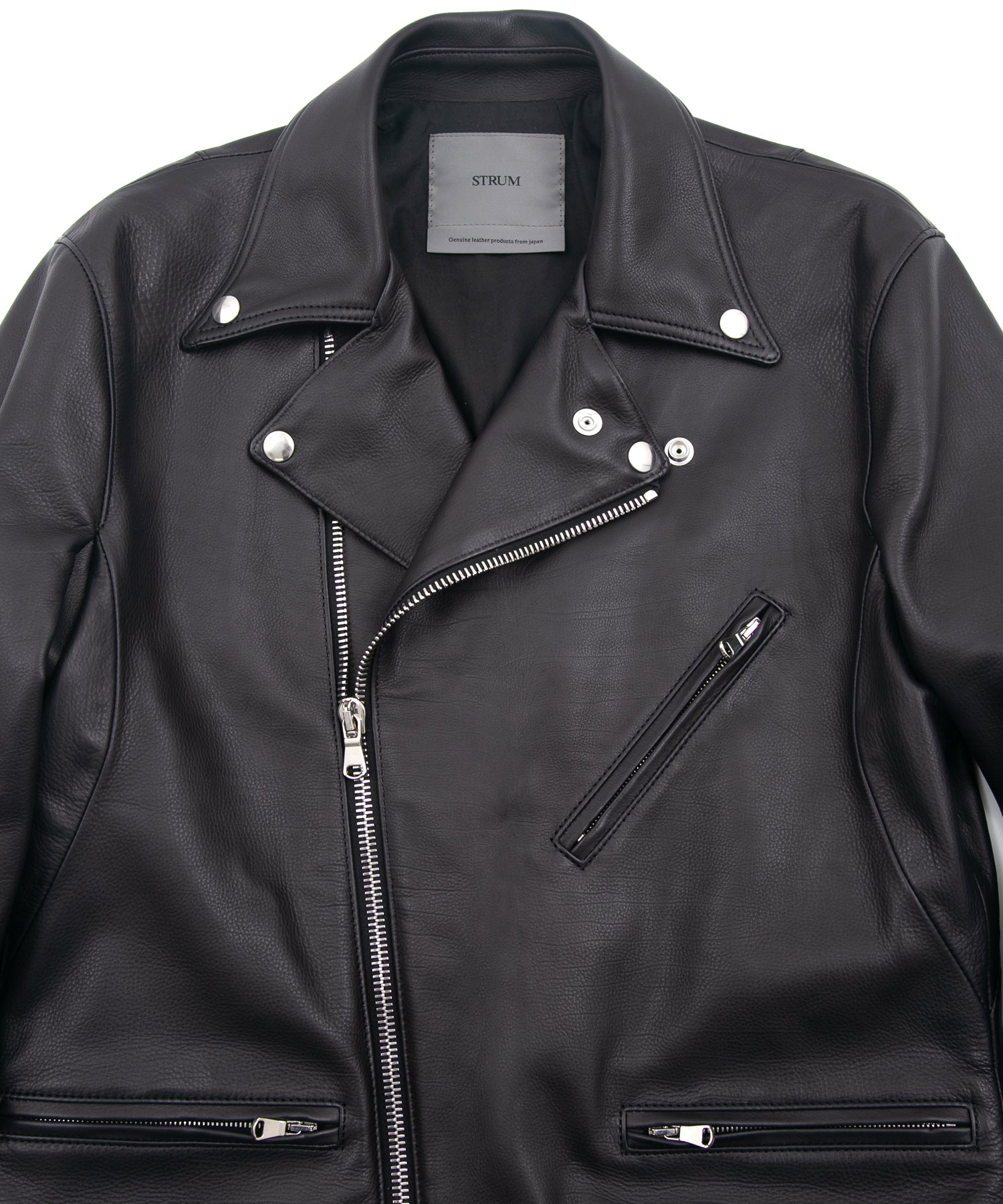 Load image into Gallery viewer, Oil Calf SPEEDER Double Riders Jacket - BLACK