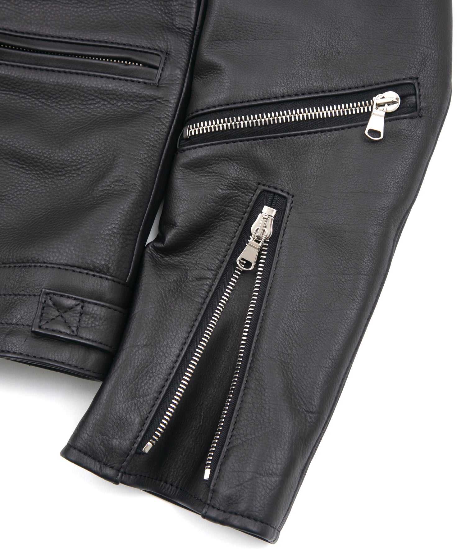 Load image into Gallery viewer, Oil Calf SPEEDER Double Riders Jacket - BLACK