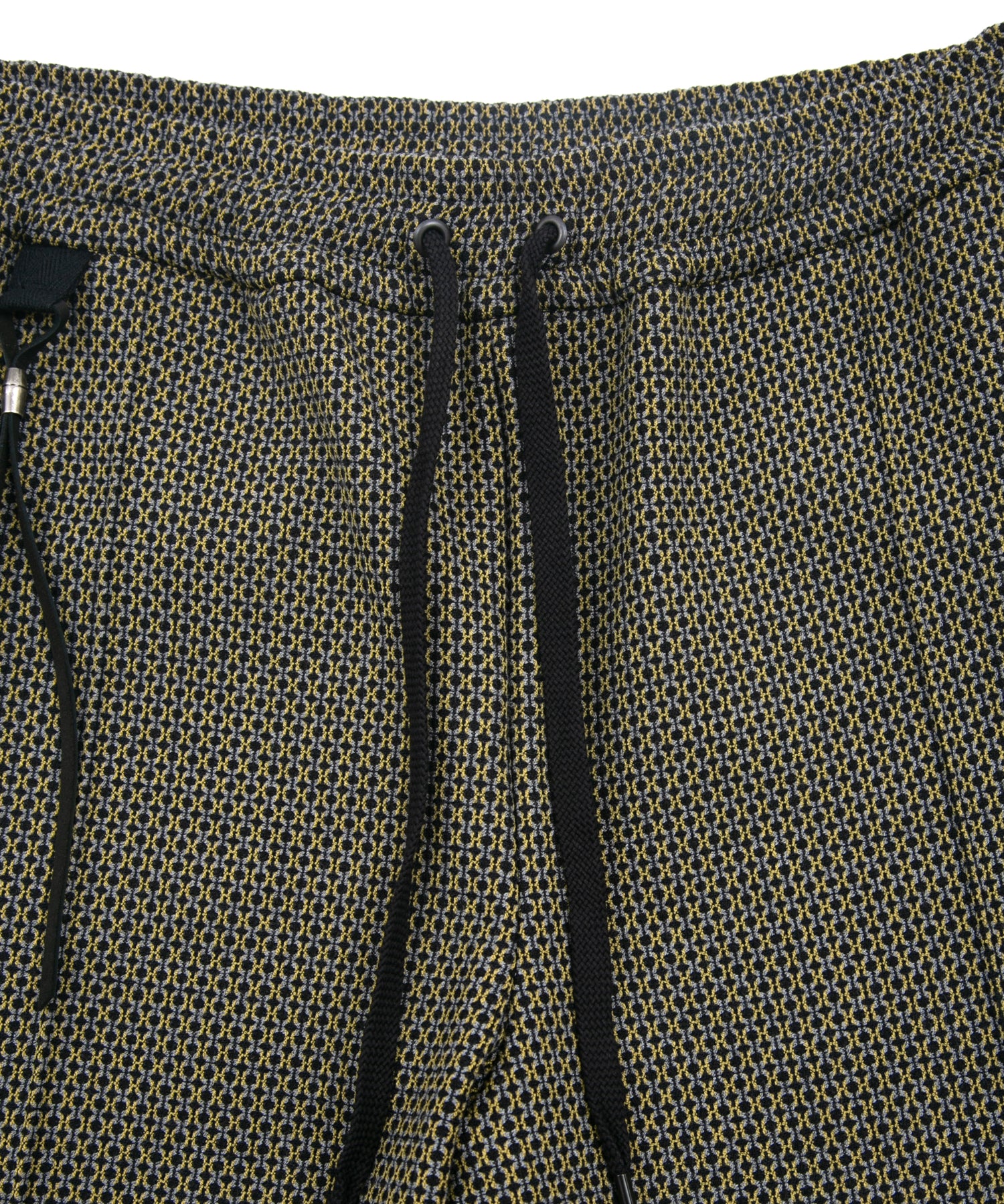 Load image into Gallery viewer, Poly-Rayon Stretch Dobby Track Tapered Pants - YELLOW x NAVY