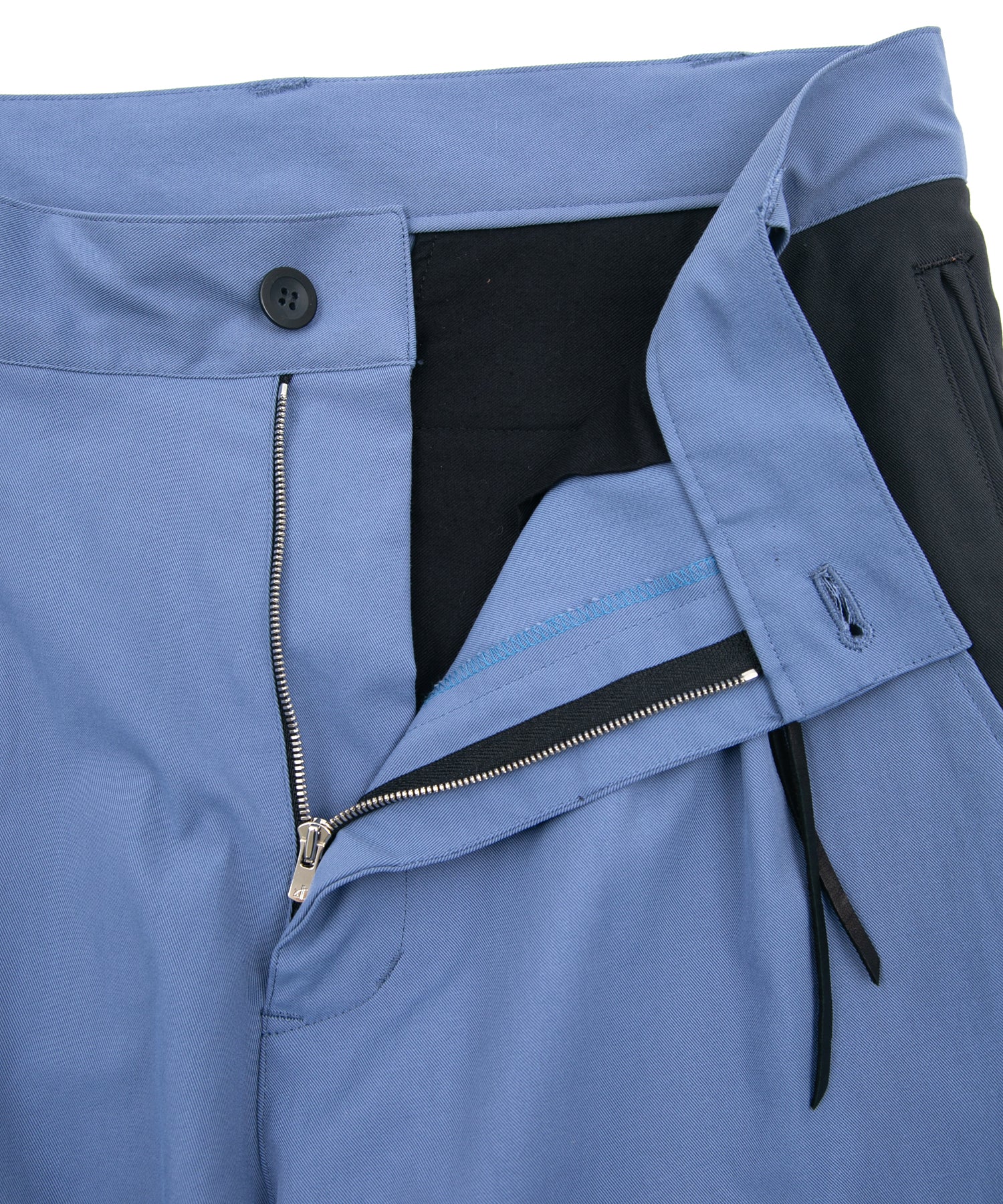 Load image into Gallery viewer, Spun Poly Stretch Tweel Pistol Pants - BLUE x GRAY