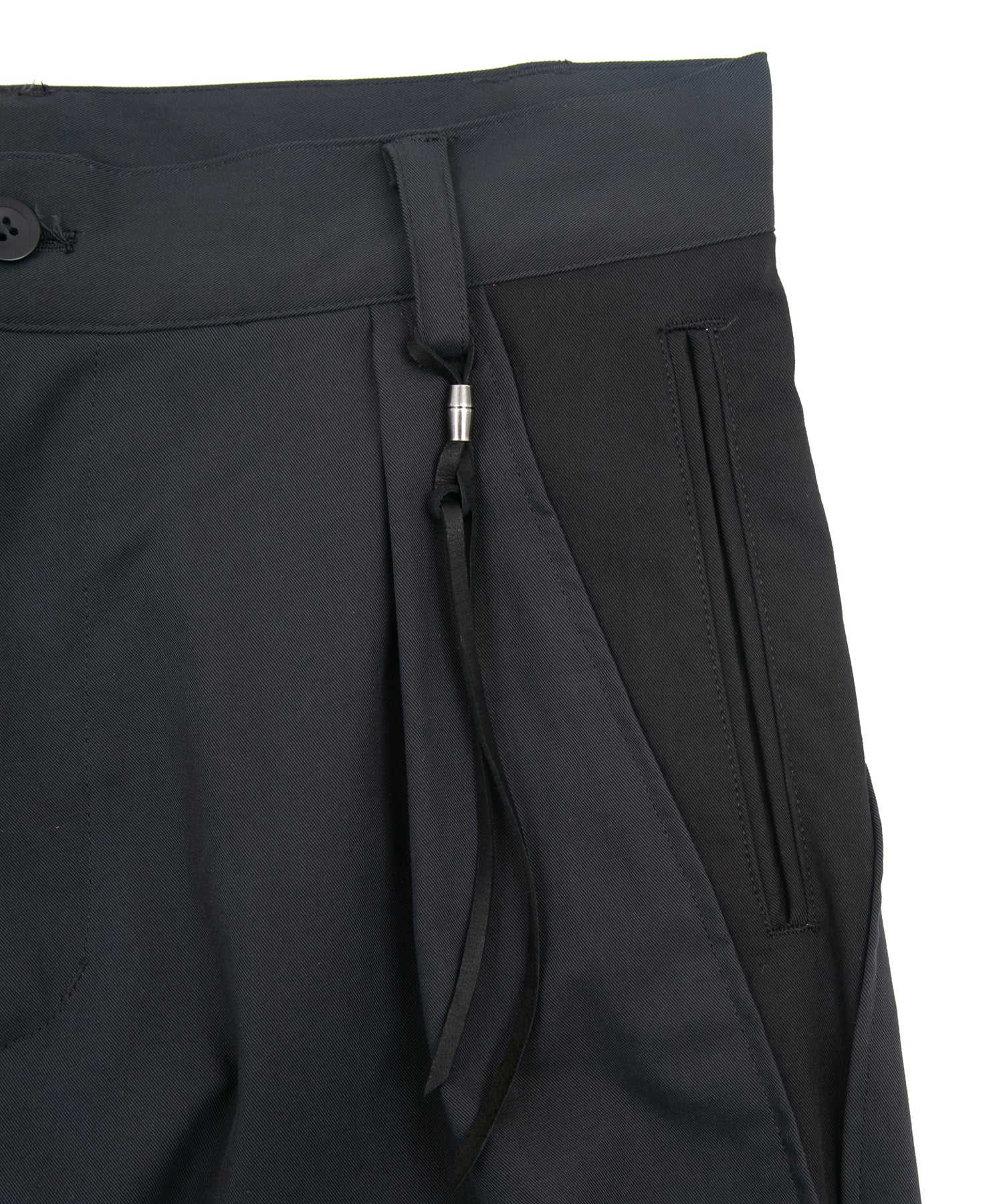 Load image into Gallery viewer, Spun Poly Stretch Tweel Pistol Pants - GRAY x BLACK