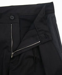 Load image into Gallery viewer, Spun Poly Stretch Tweel Pistol Pants - BLACK x GRAY