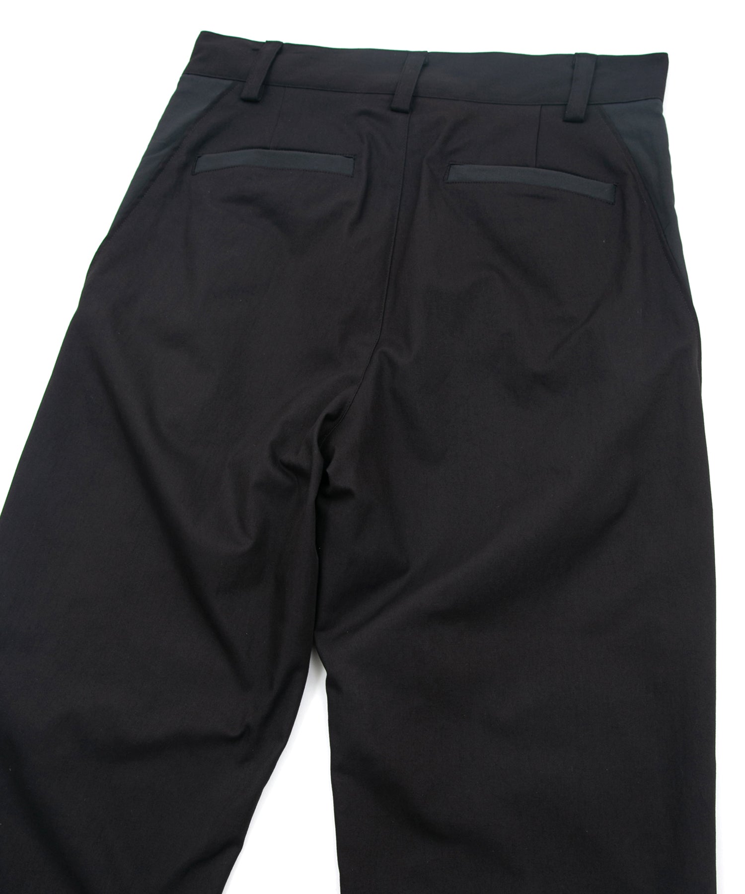 Load image into Gallery viewer, Spun Poly Stretch Tweel Pistol Pants - BLACK x GRAY