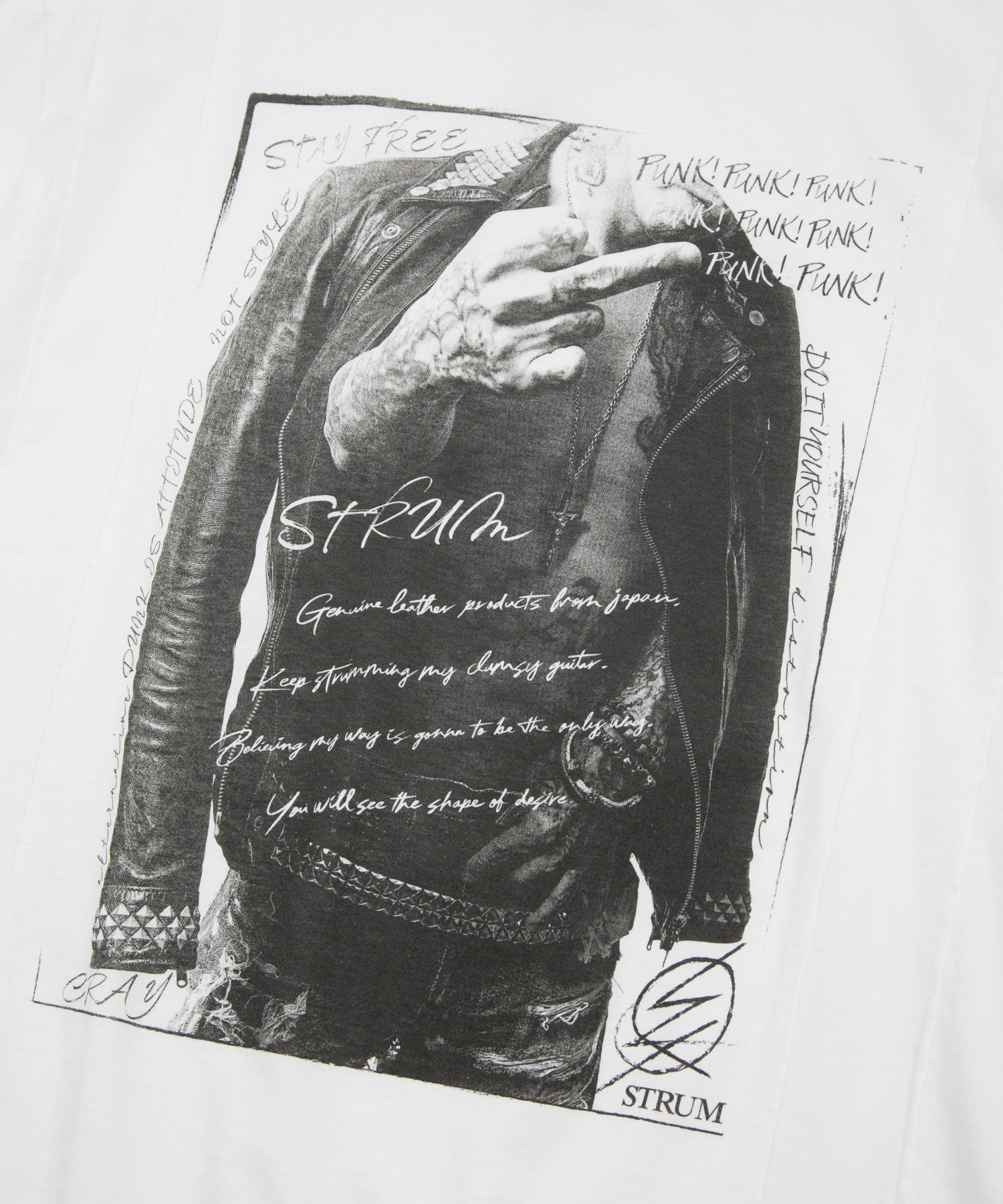 Load image into Gallery viewer, 30/- Natural soft jersey "FxxK THE WORLD" wide T-shirt (oversized) - WHITE