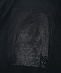 Load image into Gallery viewer, 30/- Natural soft jersey "FxxK THE WORLD" wide T-shirt (oversized) - BLACK