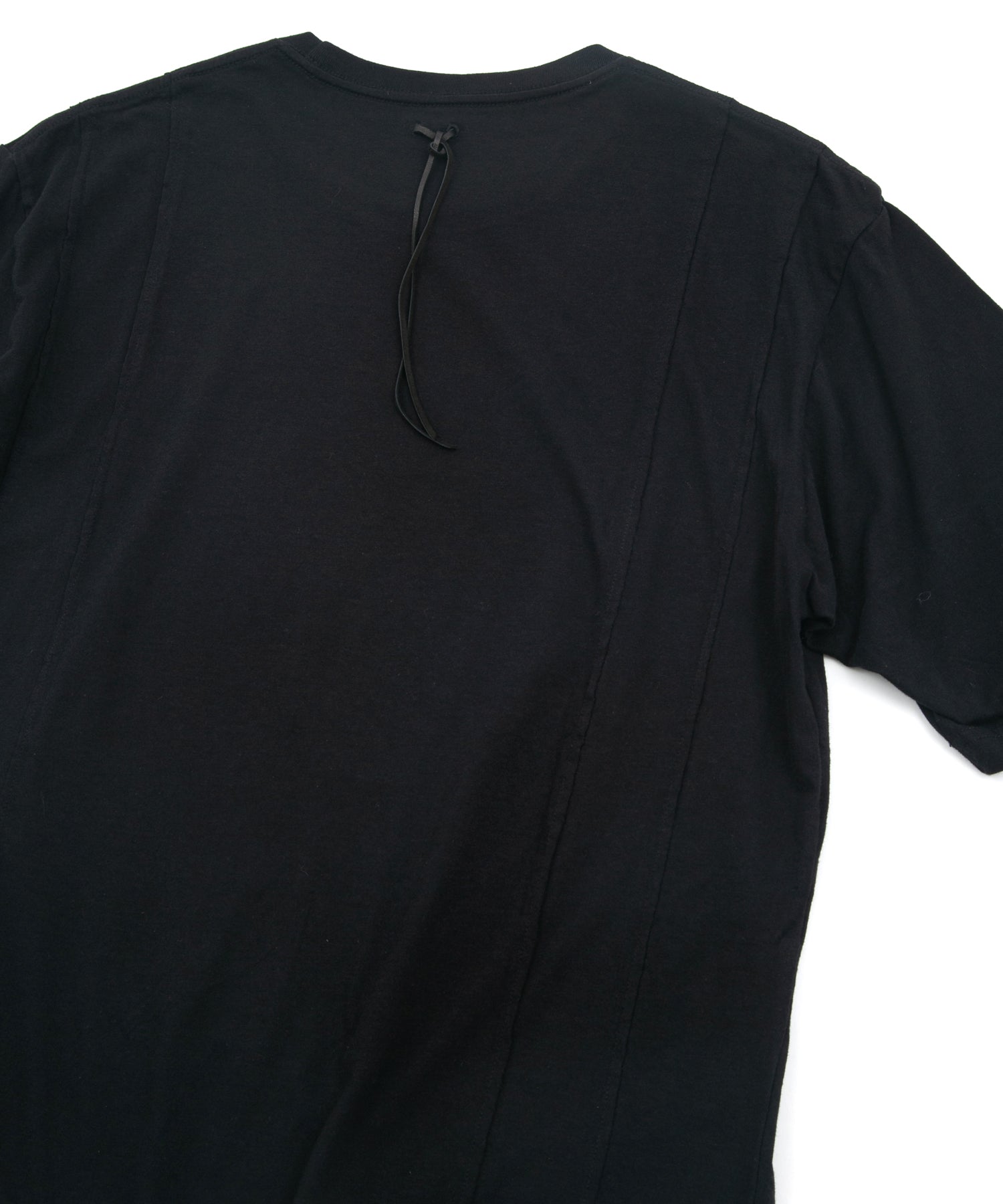 Load image into Gallery viewer, 30/- Natural soft jersey "FxxK THE WORLD" wide T-shirt (oversized) - BLACK