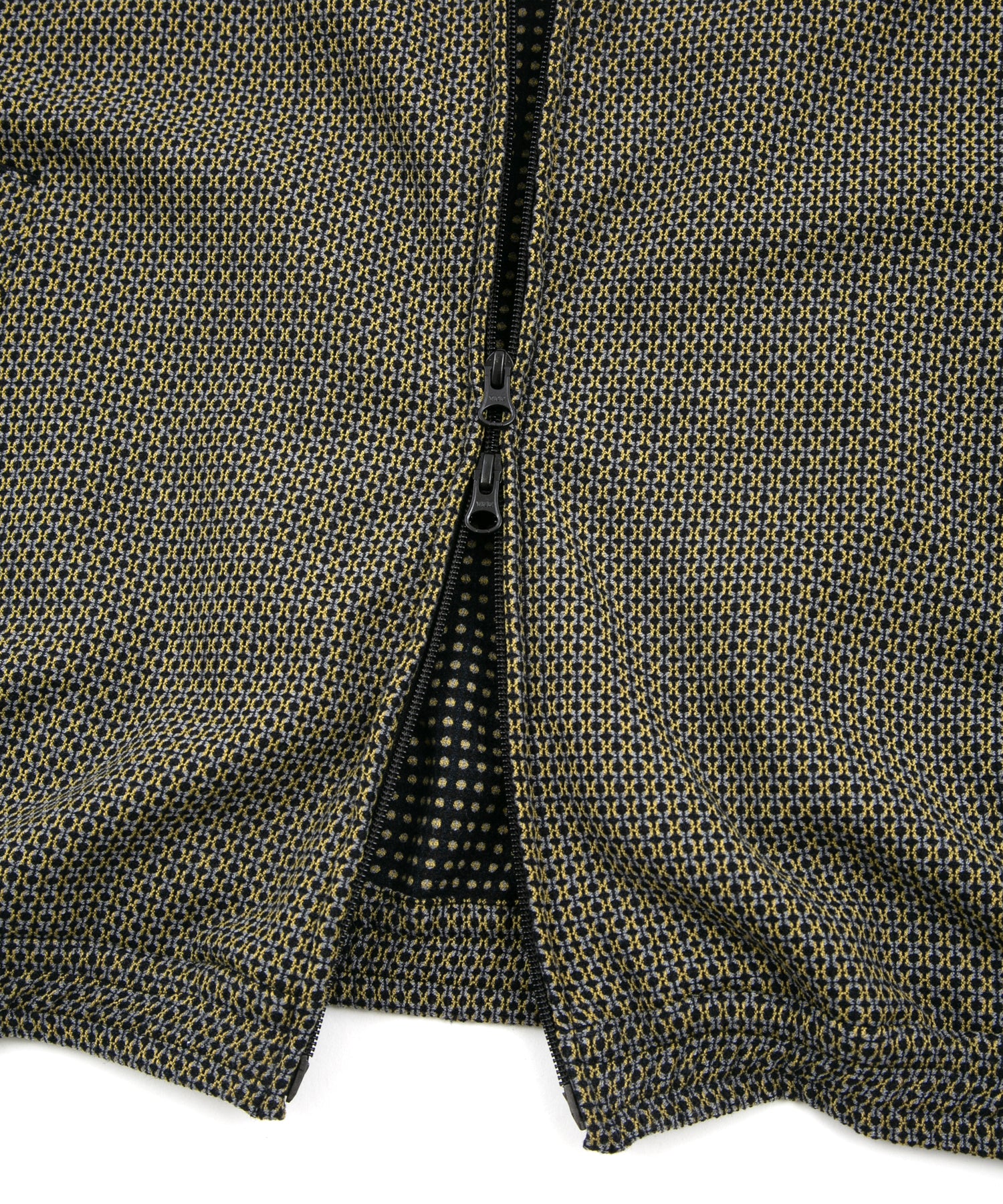 Load image into Gallery viewer, Poly Rayon Stretch Dobby Track Jacket - YELLOW × NAVY