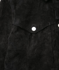画像をギャラリービューアに読み込む, オイルカーフスエード DEAN ORIGINAL Gジャン - BLACK