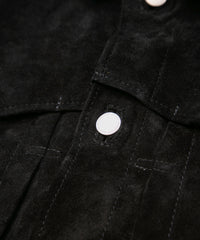 画像をギャラリービューアに読み込む, オイルカーフスエード DEAN ORIGINAL Gジャン - BLACK