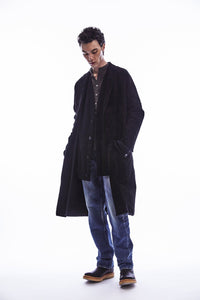 Load image into Gallery viewer, Pit Vegetable Full Tanned Shrank Horse hide Backzip Boots - BLACK