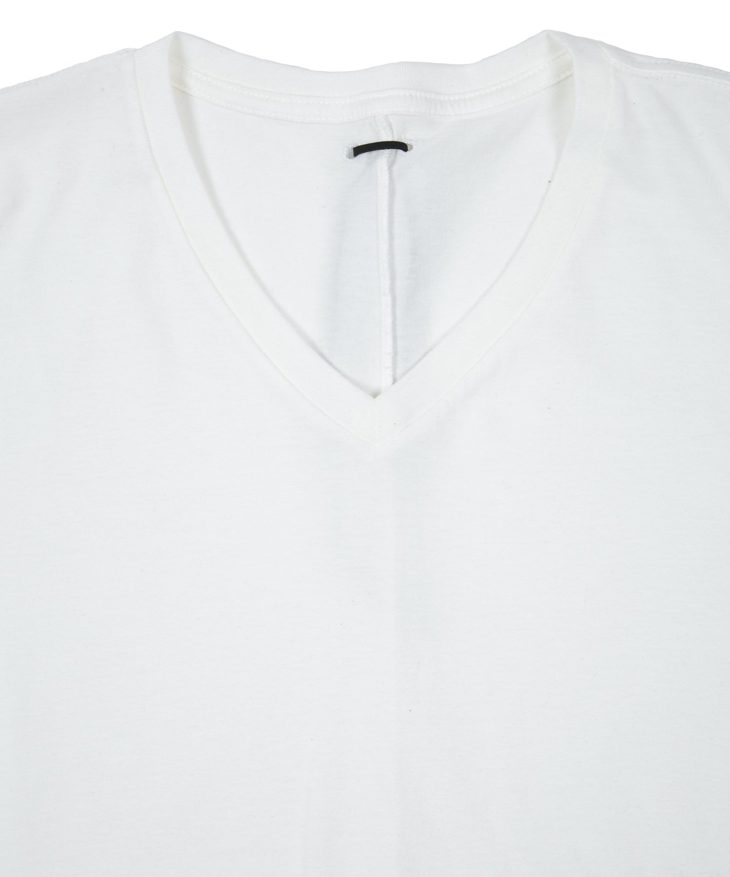 Load image into Gallery viewer, Natural Soft Cotton V neck T-shirt - WHITE