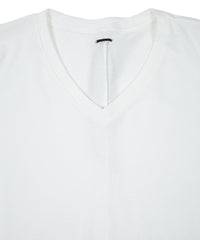 Load image into Gallery viewer, Natural Soft Cotton V neck T-shirt - WHITE