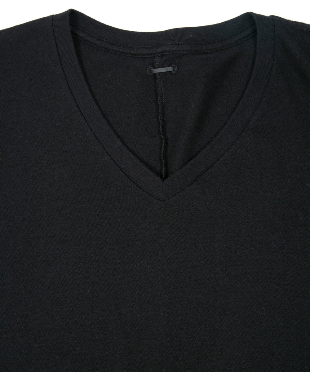 30/-ナチュラルソフト天竺 Vネック Tシャツ（ジャストフィット