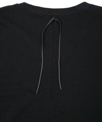 Load image into Gallery viewer, Natural Soft Cotton V neck T-shirt - BLACK