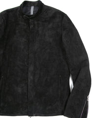 Load image into Gallery viewer, Suede Horsehide JUDE Single Riders Jacket - BLACK