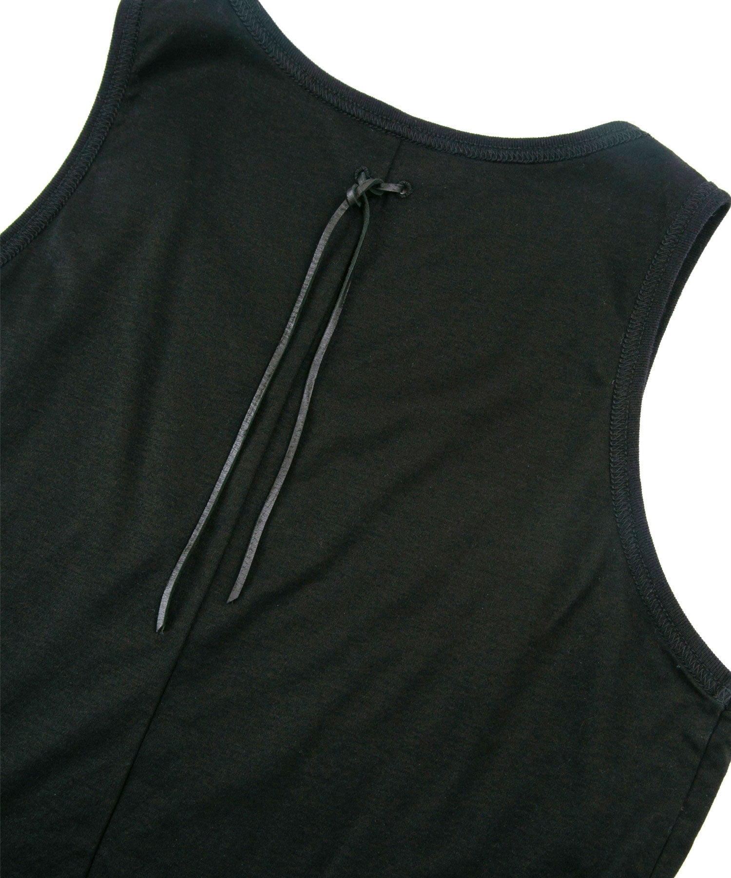 Load image into Gallery viewer, 30/- Natural soft jersey tank top (tight fit) - BLACK