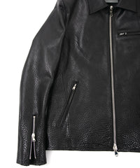Load image into Gallery viewer, Pit Vegetable Full Tanned Shrunk Steerhide M.VINCENTS - BLACKSingle Riders