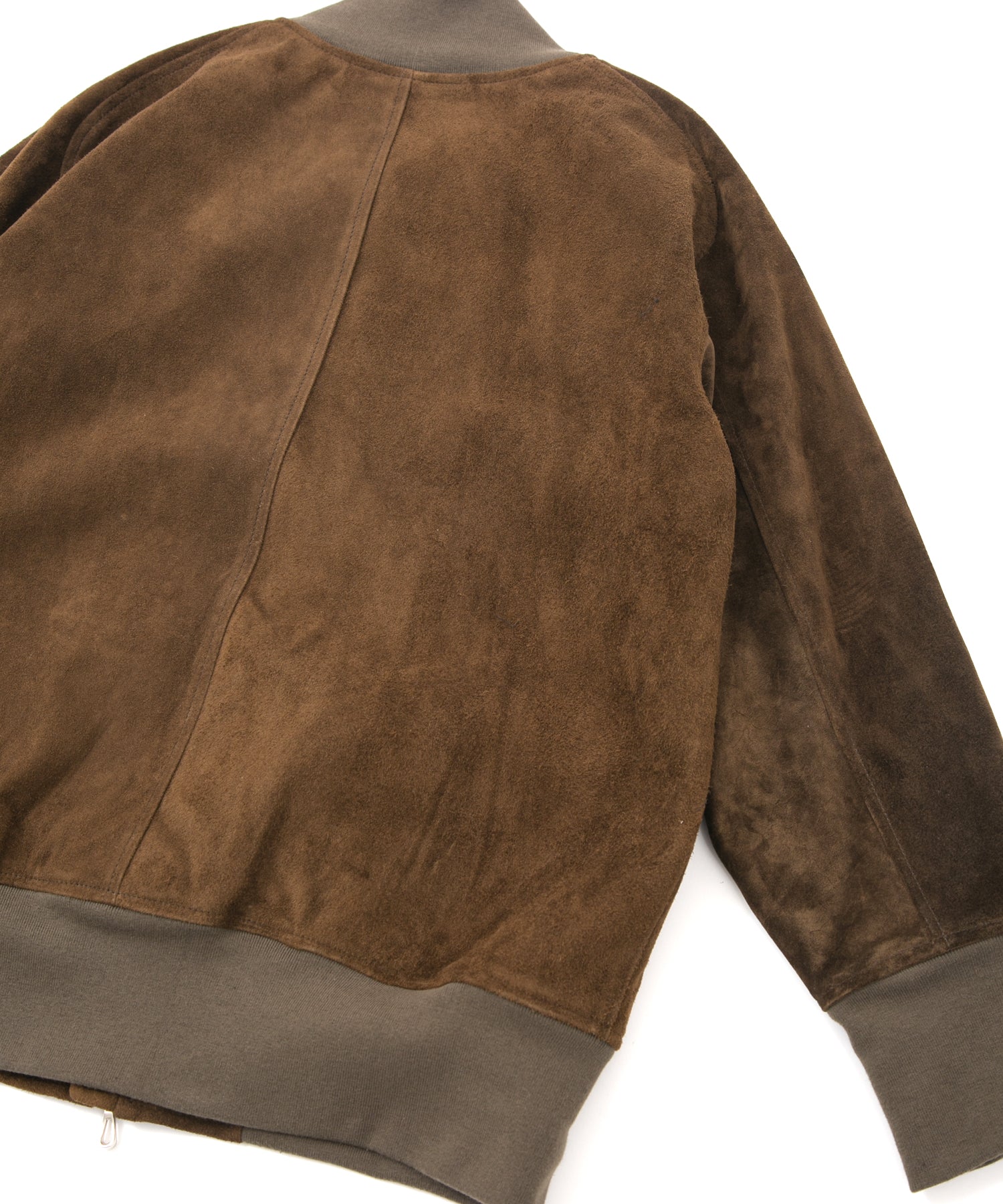 Load image into Gallery viewer, Suede Horse hide "CRANK" Blouson - BROWN KHAKI