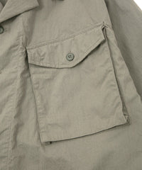 Load image into Gallery viewer, Washer Dyed Cotton & Nylon Weather Cloth Military Shirts Blouson - OLIVE