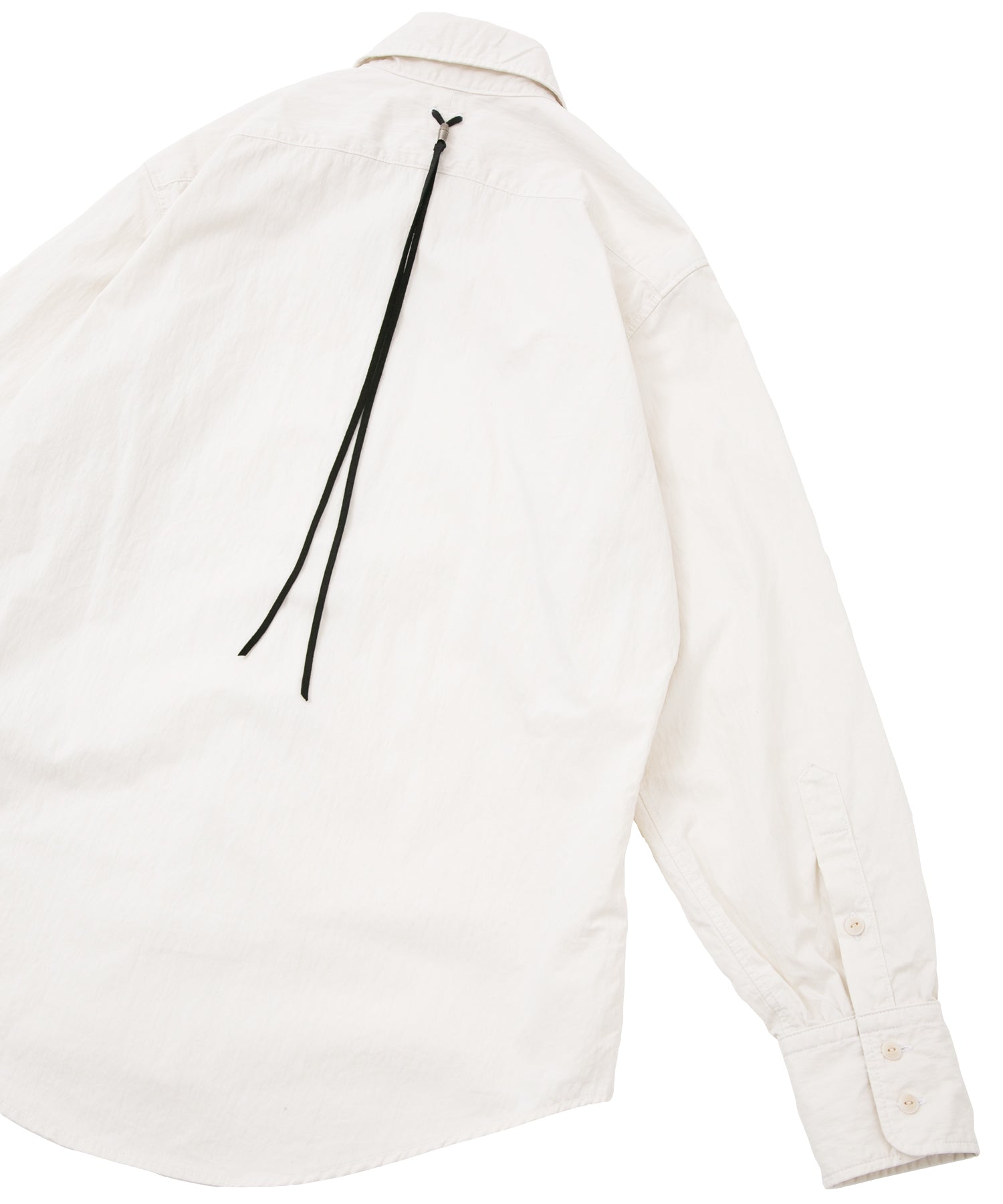 Load image into Gallery viewer, Washer Dyed Cotton & Nylon Weather Cloth Shirts - WHITE