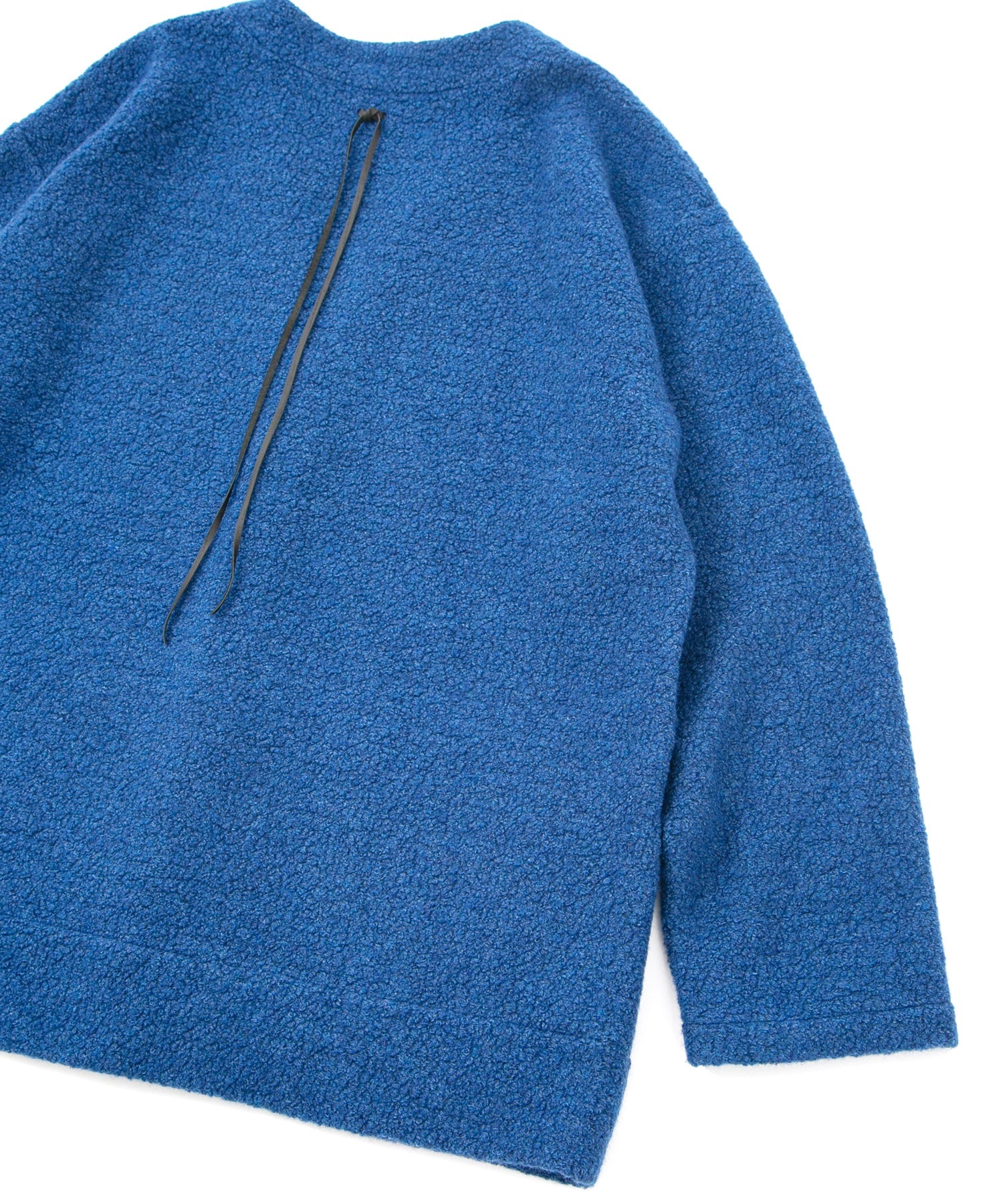 Load image into Gallery viewer, Recycled Wool Teddy Fleece Long Cardigan - BLUE