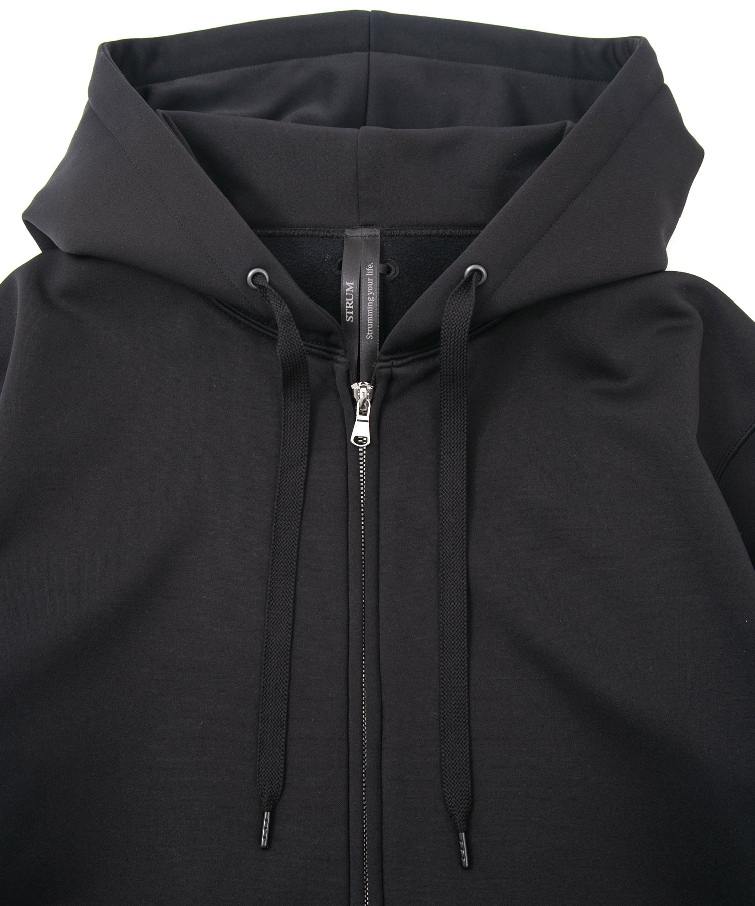 Load image into Gallery viewer, Fleece Lined CORDURA Jersey Zipup Hoodie - BLACK