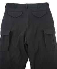 Load image into Gallery viewer, Wool & Nylon W Cloth Vintage Tumbler Field Cargo Pants - BLACK