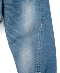 Load image into Gallery viewer, 12.5oz Organic Cotton Stretch Denim "RAD CLUB" 3D Wide Straight Jeans - INDIGO