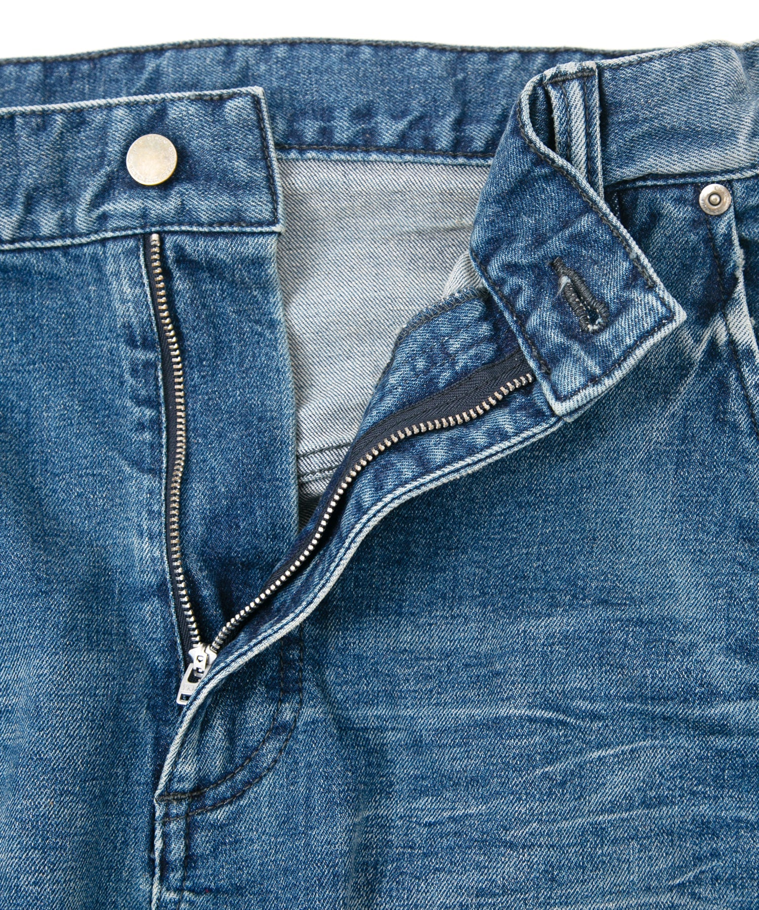 Load image into Gallery viewer, 12.5oz Organic Cotton Stretch Denim "RAD CLUB" 3D Wide Straight Jeans - INDIGO