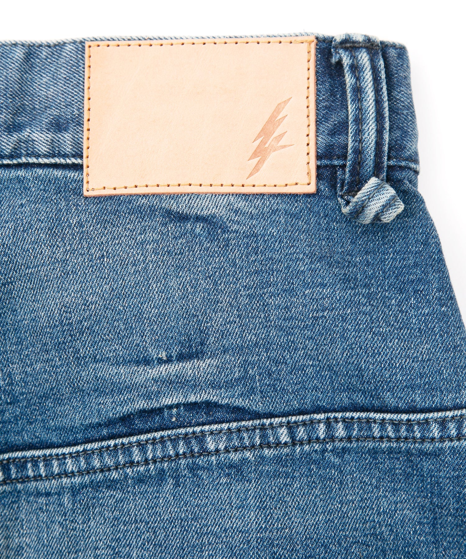Load image into Gallery viewer, 12.5oz Organic Cotton Stretch Denim "RAD CLUB" 3D Wide Straight Jeans - INDIGO