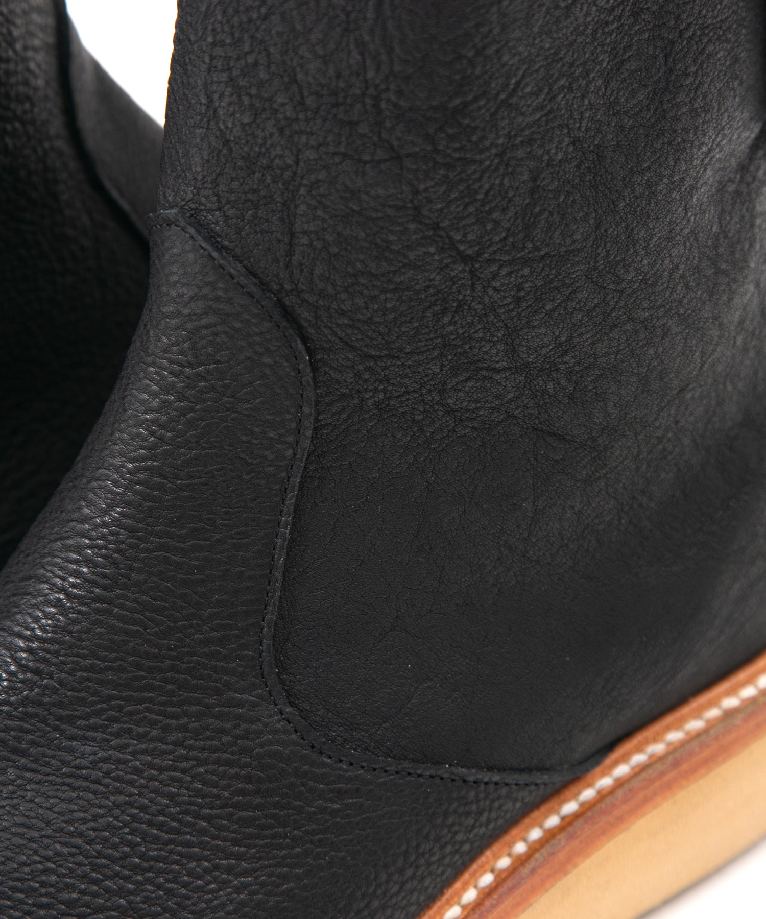 Load image into Gallery viewer, Pit Vegetable Full Tanned Shrank Horse hide Backzip Boots - BLACK