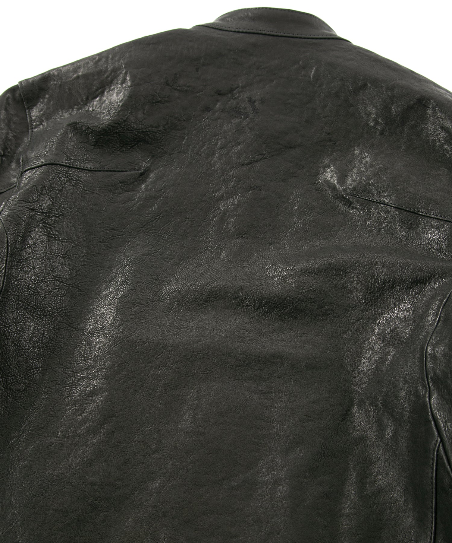 Load image into Gallery viewer, Pit Vegetable Full Tanned Shrank Horsehide SLATER Single Riders Jacket - BLACK