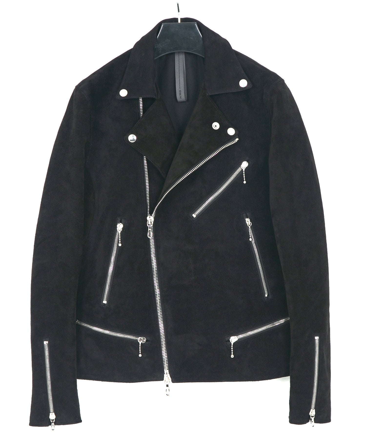 Load image into Gallery viewer, Suede Horse hide "DIVINE" Double Riders - BLACK