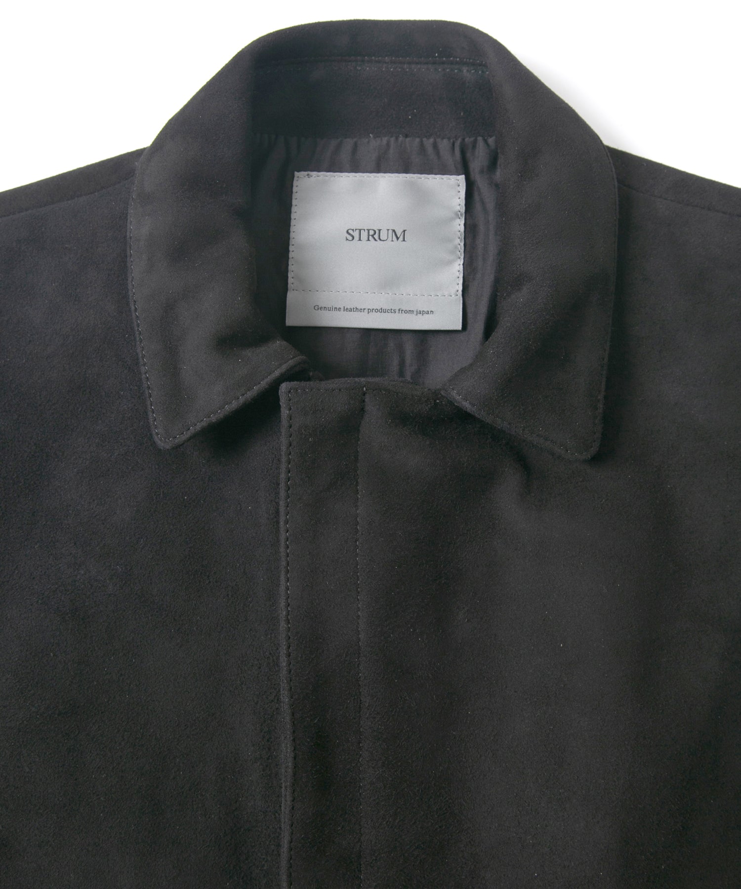 Load image into Gallery viewer, Suede Sheepskin DUKE Ribbed Blouson - BLACK