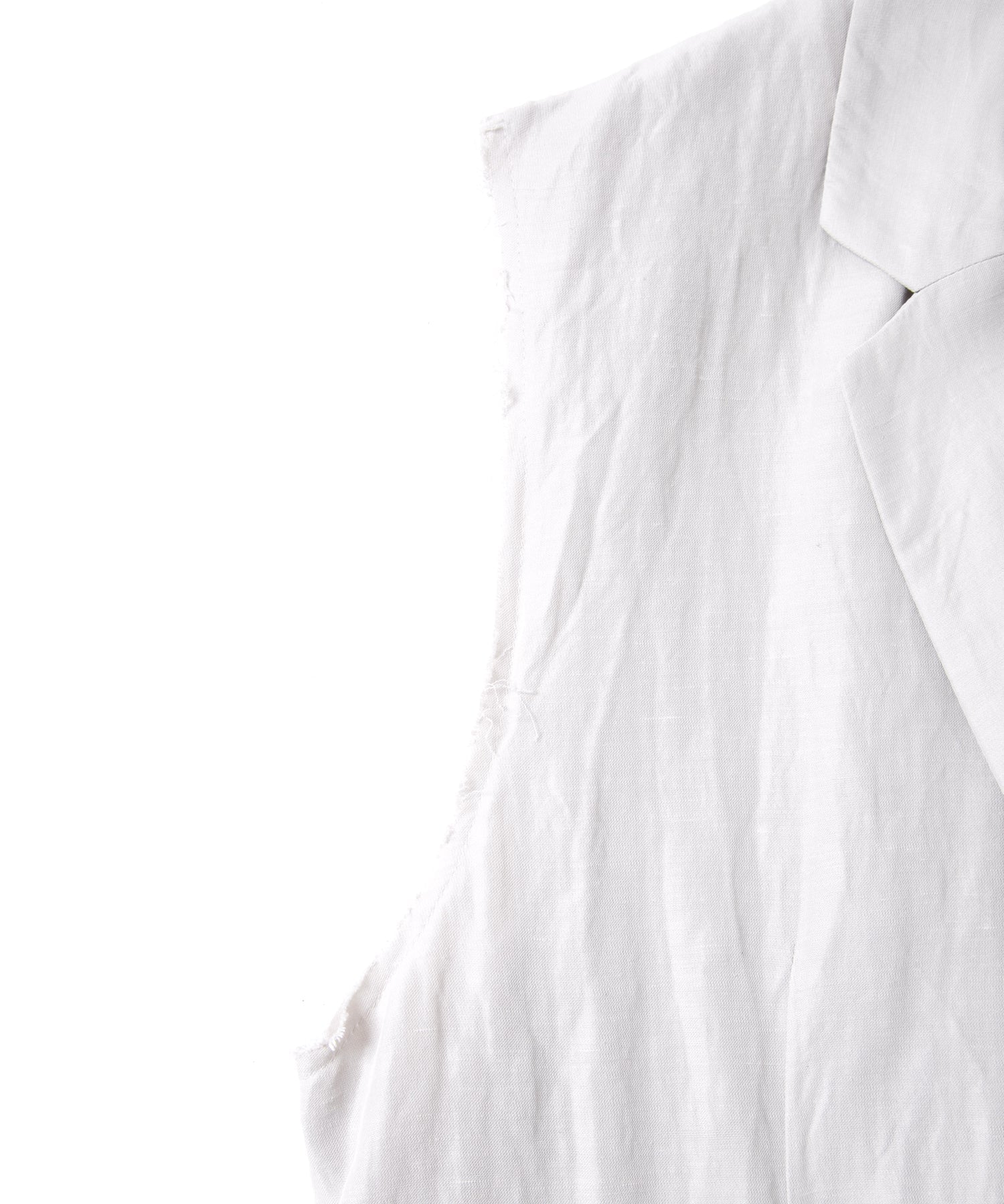 Load image into Gallery viewer, Washer Dyed Rayon&Linen Cloth Tailored Vest - ASH