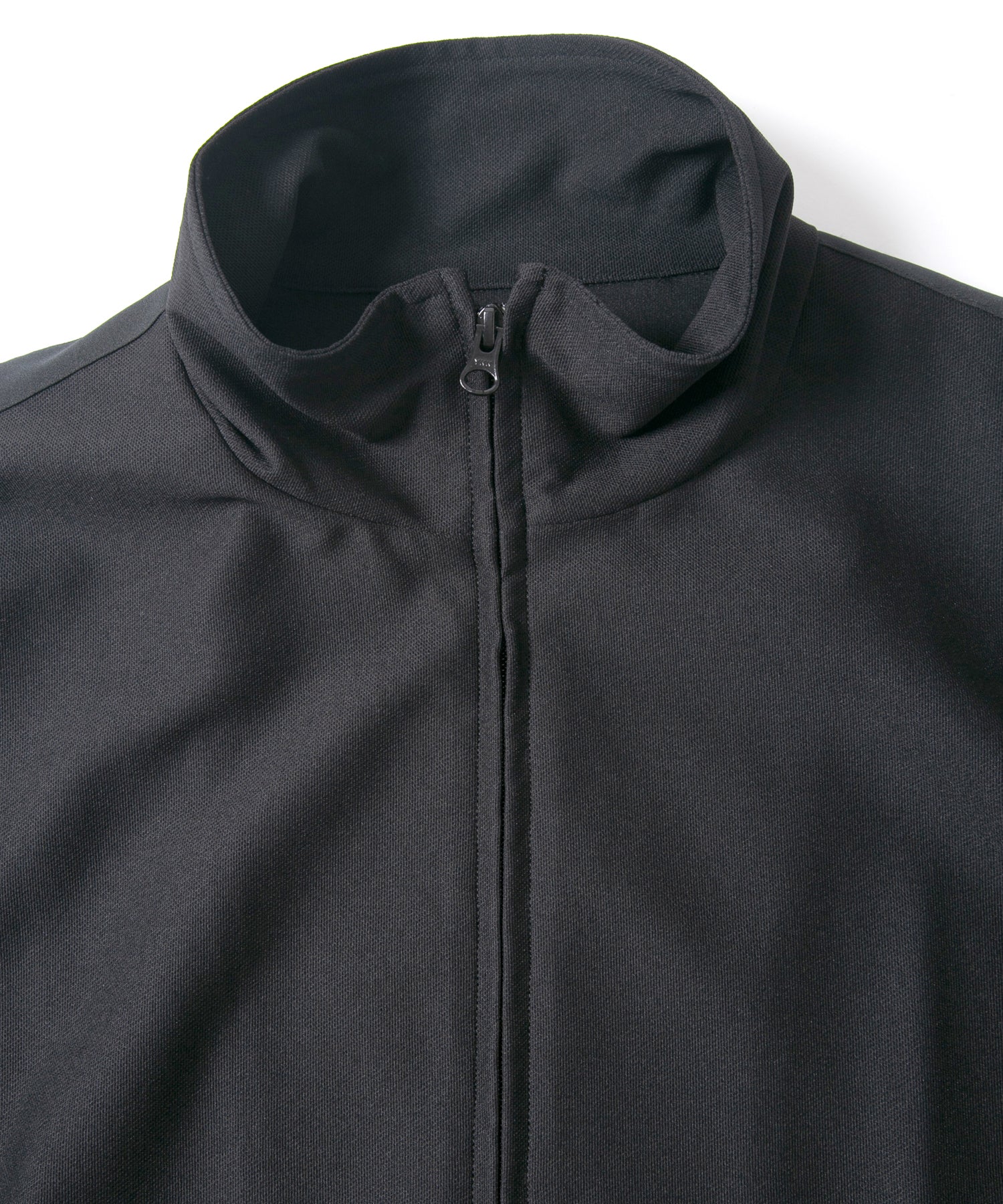 Load image into Gallery viewer, Polyester Cupra Nylon Jersey Track Jacket - BLACK