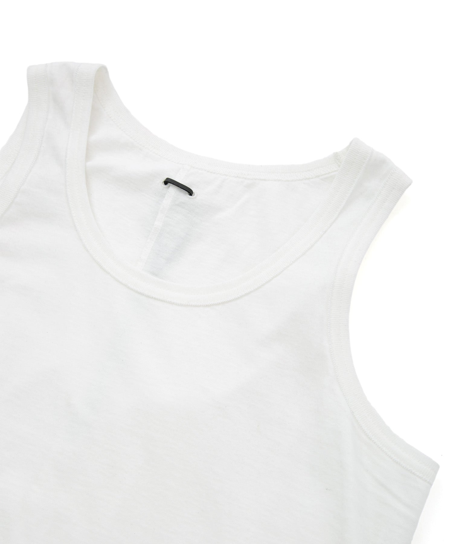 Load image into Gallery viewer, 30/- Natural soft jersey tank top (tight fit) - WHITE