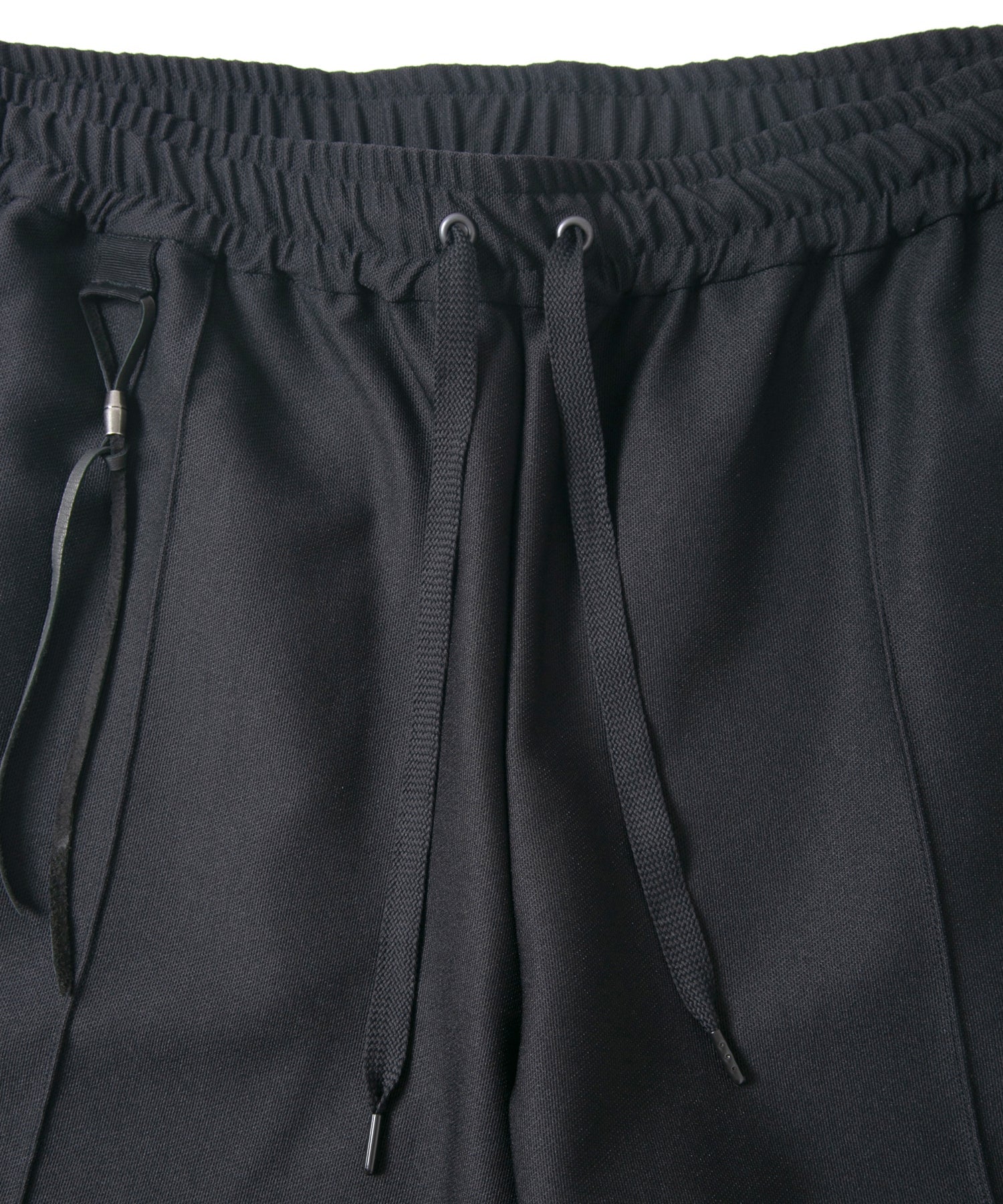 Load image into Gallery viewer, Polyester Cupra Nylon Jersey Track Tapered Pants - BLACK