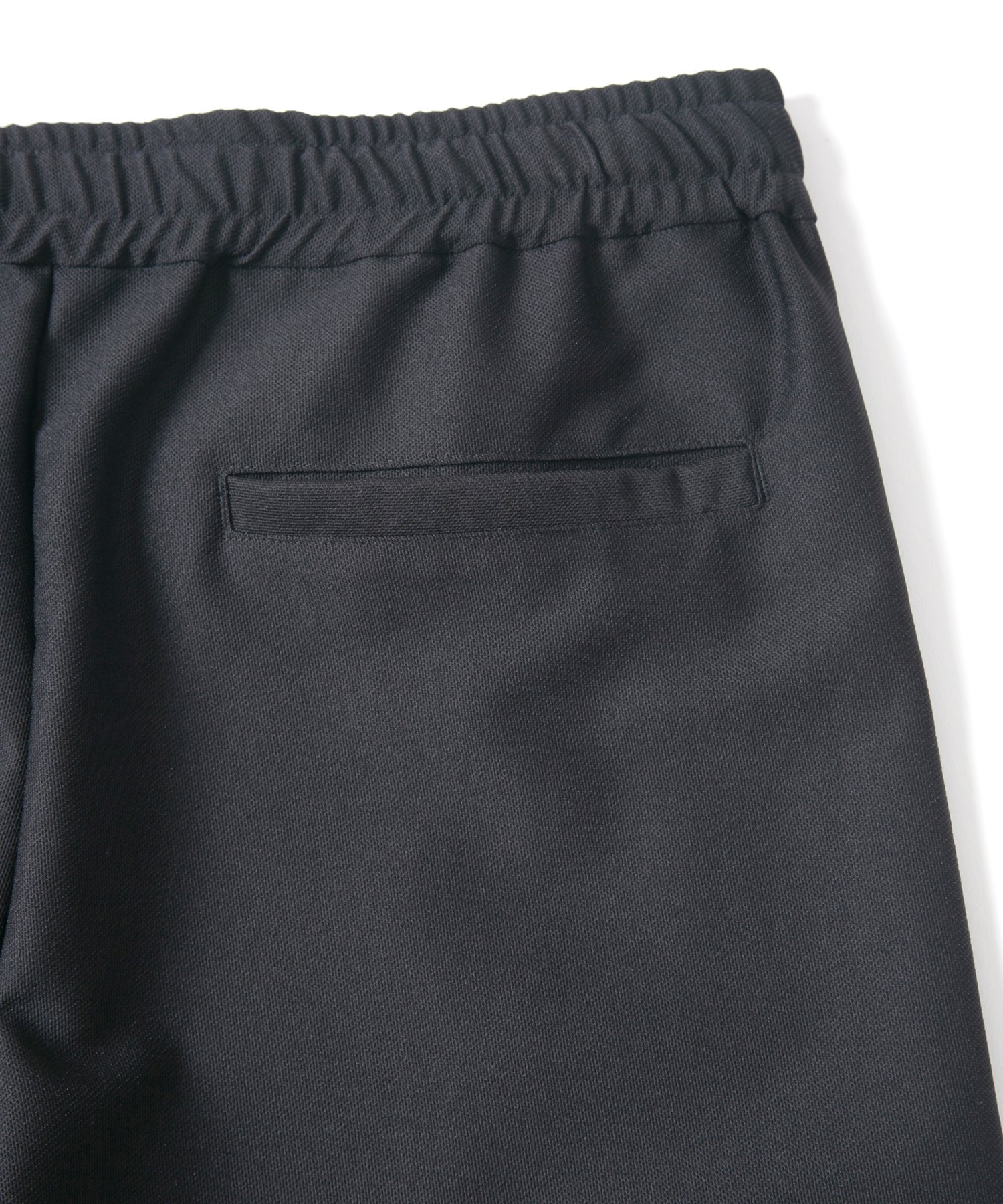 Load image into Gallery viewer, Polyester Cupra Nylon Jersey Track Tapered Pants - BLACK
