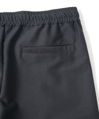 Load image into Gallery viewer, Polyester Cupra Nylon Jersey Track Tapered Pants - BLACK